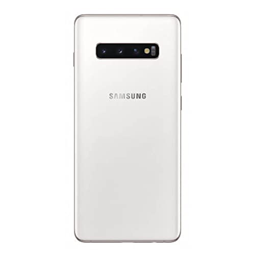 Samsung Galaxy S10+ Plus 1TB / 12GB RAM SM-G975F/DS Hybrid/Dual-SIM (GSM Only, No CDMA) Factory Unlocked 4G/LTE Smartphone - International Version No Warranty (Ceramic White)