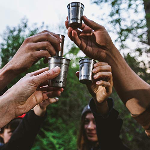 Adventure Pre-Party Shot Glass + Flask Set