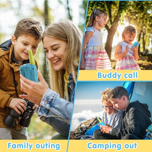 Selieve Toys for 3-12 Year Old Boys Girls, Easter Basket Stuffers, Walkie Talkies for Kids 22 Channels 2 Way Radio Toy with Backlit LCD Flashlight, 3 Miles Range for Outside, Camping, Hiking