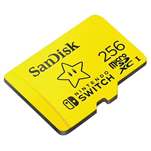 SanDisk 256GB microSDXC Card, Licensed for Nintendo Switch - SDSQXAO-256G-GNCZN