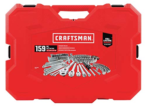 CRAFTSMAN Mechanics Tool Set, SAE/Metric, 159Piece (CMMT12025)