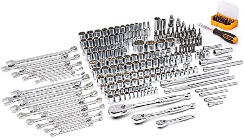 GEARWRENCH 243 Pc. 12 Pt. Mechanics Tool Set in 3 Drawer Storage Box - 80972