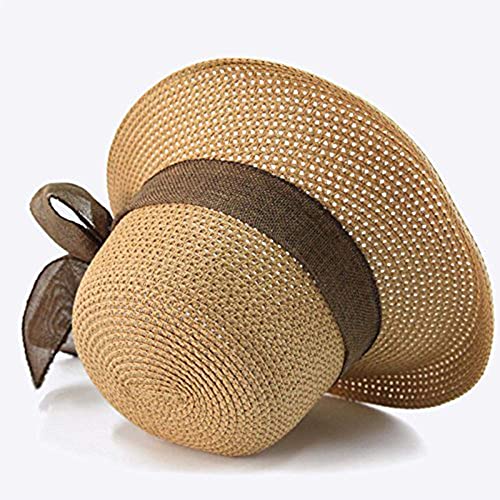 Cyiecw Women Floppy Sun Hats Fashionable Summer Wide Brim Cap BeachStraw Hat UV UPF50 Travel Packable Cotton