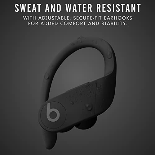 Beats Powerbeats Pro Wireless Earbuds - Apple H1 Headphone Chip, Class 1 Bluetooth Headphones, 9 Hours of Listening Time, Sweat Resistant, Built-in Microphone - Black