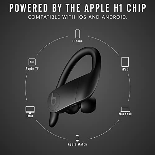 Beats Powerbeats Pro Wireless Earbuds - Apple H1 Headphone Chip, Class 1 Bluetooth Headphones, 9 Hours of Listening Time, Sweat Resistant, Built-in Microphone - Black