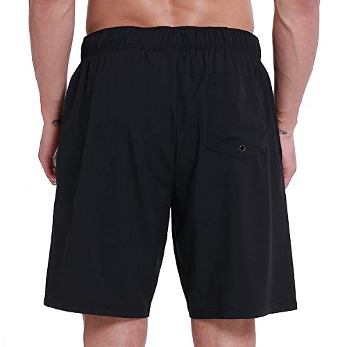 HOdo Mens Swim Trunks 9" Quick Dry Swim Shorts Bathing Suit