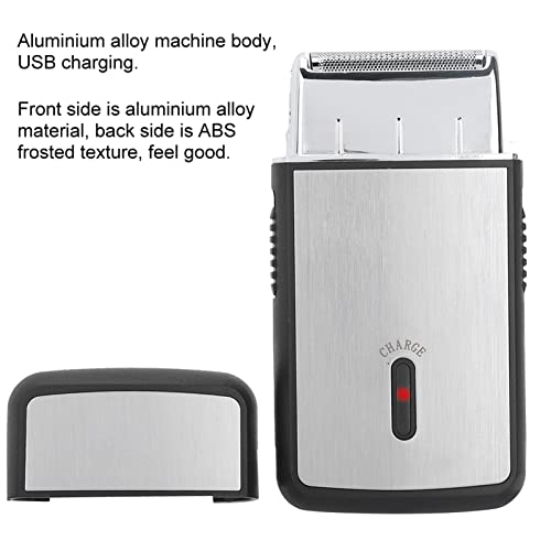 Men's Foil Shavers, Mini USB Electric Shaver USB Rechargeable Facial Electric Shaver with Cleaning Brush Hair Beard Trimmer for Home Travel and Camping