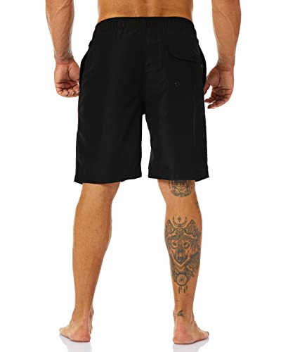 KAILUA SURF Mens Swim Trunks Long, Quick Dry Mens Boardshorts, 9 Inches Inseam Mens Bathing Suits with Mesh Lining