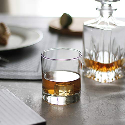 Whiskey Glasses,Set of 2,11 oz,Premium Scotch Glasses,Bourbon Glasses for Cocktails,Rock Style Old Fashioned Drinking Glassware,Perfect for Father's Day,Party,Bars,Gift, Restaurants and Home