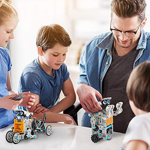 Sillbird STEM 12-in-1 Education Solar Robot Toys for Boys Ages 8-13, DIY Building Science Experiment Kit Birthday Gifts for Kids 8 9 10 11 12 13 Years Old, Solar Powered by The Sun