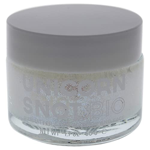 Unicorn Snot Face & Body Glitter Gel - Cosmetic-Grade Holographic Glitter - Festival, Anime Cosplay, Halloween Costume Makeup - Safe for Face, Easy Application & Removal - Aqua Glitter, 1.7oz (Galaxy)