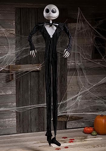 Disney The Nightmare Before Christmas Jack Skellington Full Size Poseable Hanging Character Decoration, Polyester, Multi