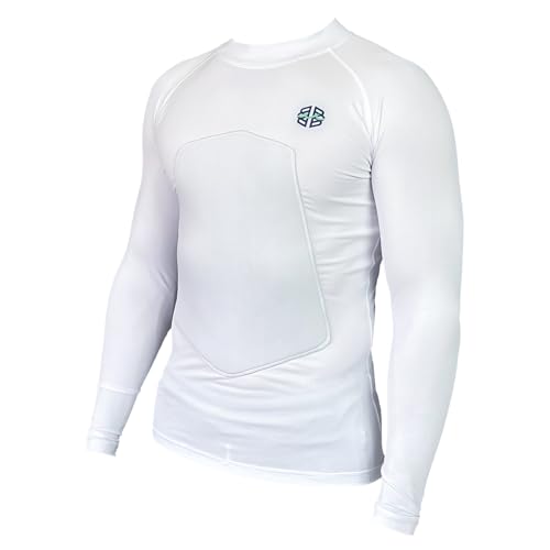 SPF 50+ 5mm Padded Rash Guard for Surfing, Boogie, Scuba