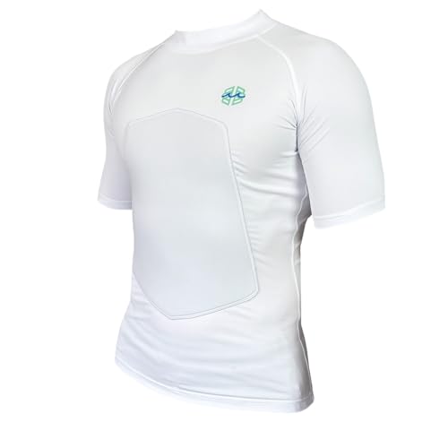 SPF 50+ 5mm Padded Rash Guard for Surfing, Boogie, Scuba