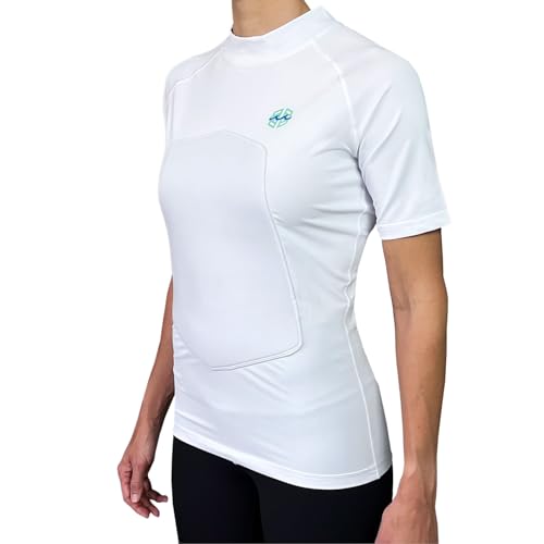 SPF 50+ 5mm Padded Rash Guard for Surfing, Boogie, Scuba