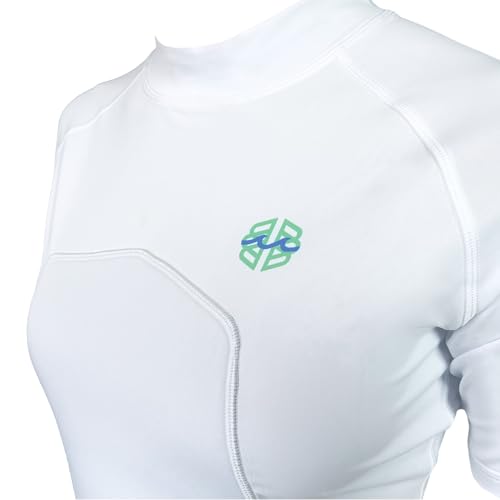 SPF 50+ 5mm Padded Rash Guard for Surfing, Boogie, Scuba