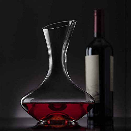 Godinger Wine Decanter Carafe, Hand Blown Wine Decanter Aerator - Wine Gifts