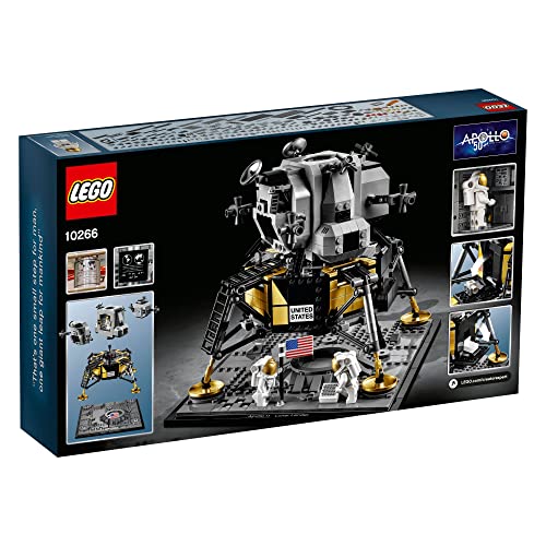 LEGO Creator Expert NASA Apollo 11 Lunar Lander 10266 Building Toy Set for Ages 16+ (1087 Pieces)