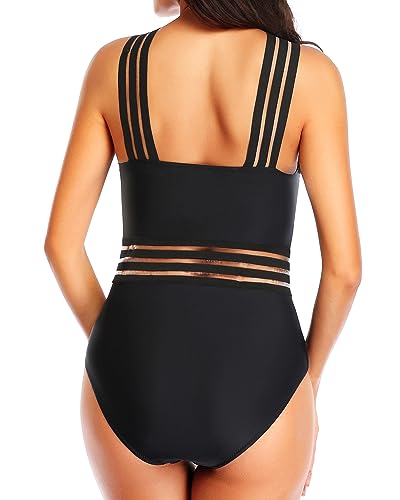 Tempt Me Women Crisscross One Piece Swimsuit Tummy Control Bathing Suit Front Crossover Swimwear