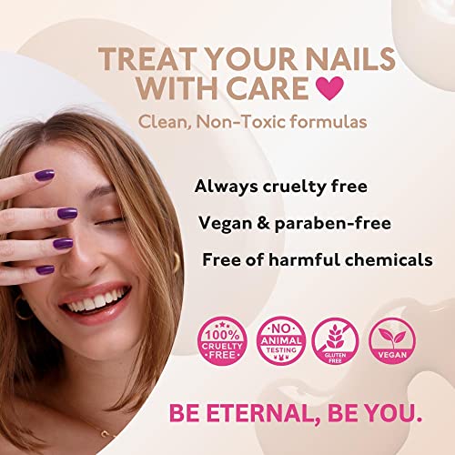 Eternal Pastel Nail Polish Sets for Women (CANDY PASTELS) - Pastel Nail Polish Set for Girls - Long Lasting & Quick Dry Nail Polish Set for Home DIY Manicure Pedicure - Made in USA, 13.5mL (Set of 5)