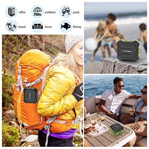 Portable Bluetooth Speaker Waterproof，IPX7 Shower Speaker with Deep Bass,Loud Sound,12 Hours Playtime TWS Small Speaker for Bicycle Hiking Outdoor Camping