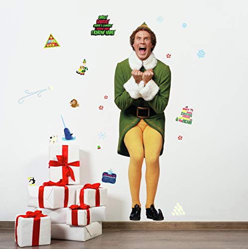 RoomMates RMK4339GM Buddy The Elf Giant Peel and Stick Wall Decals