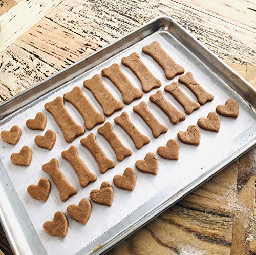 Hapinest Make Your Own Homemade Dog Treats Kit, Dog Treat Maker, Dog Cookie Cutters, 24 Gift Bags & Tags, Dog Biscuit Roller & 3 All Natural Dog Treat Recipes, Dog Bone Cookie Cutters for Treats Food