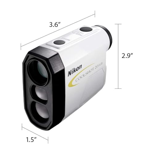 Nikon Coolshot Golf Laser Rangefinder Bundle with 3 CR2 Batteries and a Lumintrail Cleaning Cloth (20 GII & 20i GII)