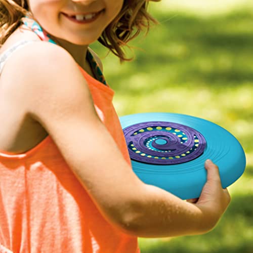 B. toys- Flying Disc Set – 4 Colorful Frisbees – Outdoor Sports & Games for Kids – Frisbee Set for Backyard, Park, Beach – Disc-Oh -4 Years +