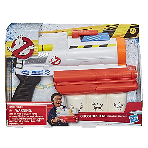 Ghostbusters Mini-Puft Popper Blaster Action Afterlife Roleplay Toy with 3 Foam Puft Projectiles for Kids Ages 8 and Up