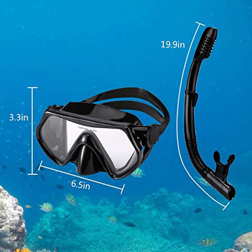 Snorkeling Gear Snorkel mask Scuba Set Scuba mask Diving mask Snorkeling Gear Swimming Goggles Snorkeling Set Swim Dive mask