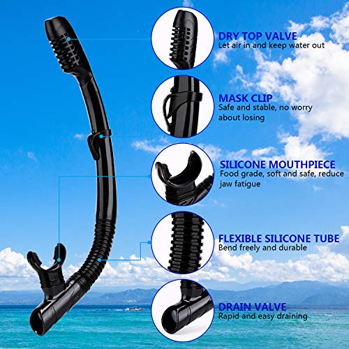 Snorkeling Gear Snorkel mask Scuba Set Scuba mask Diving mask Snorkeling Gear Swimming Goggles Snorkeling Set Swim Dive mask