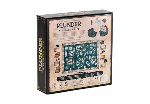 Plunder - Family Board Games - Board Games for Adults and Kids - Strategy Board Games - Fun Family Game Night - Ages 10 and Up - 2 to 6 Players