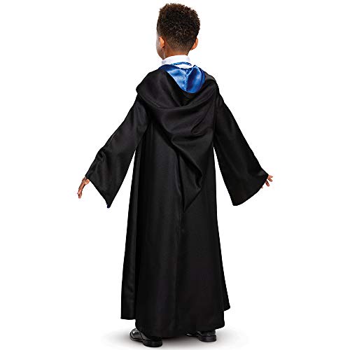 Harry Potter Ravenclaw Robe Prestige Children's Costume Accessory, Black & Blue, Kids Size Large (10-12)