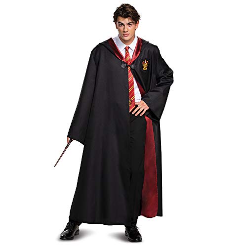 Disguise unisex adult Gryffindor Costume Outerwear, Black & Red, Medium 38-40 US