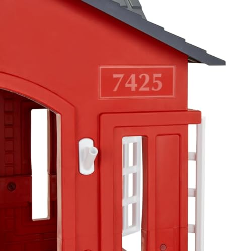 Little Tikes Cape Cottage Playhouse with Working Door, Windows, and Shutters - Red| For Kids 2-6 Years Old