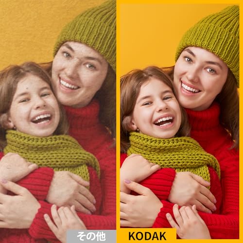 KODAK Mini Shot 2 Retro 4PASS 2-in-1 Instant Digital Camera and Photo Printer (2.1x3.4 inches) + 8 Sheets, White