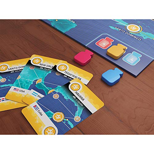 Pandemic Hot Zone: North America Board Game - Unite to Save The Continent! Cooperative Strategy Game for Kids and Adults, Ages 8+, 2-4 Players, 30 Minute Playtime, Made by Z-Man Games