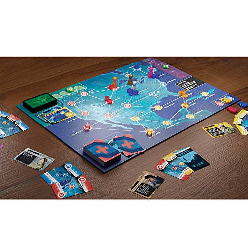 Pandemic Hot Zone: North America Board Game - Unite to Save The Continent! Cooperative Strategy Game for Kids and Adults, Ages 8+, 2-4 Players, 30 Minute Playtime, Made by Z-Man Games