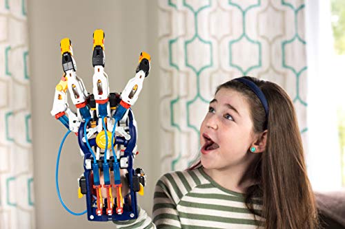 Thames & Kosmos Mega Cyborg Hand STEM Experiment Kit | Build Your Own GIANT Hydraulic Amazing Gripping Capabilities Adjustable for Different Sizes Learn Pneumatic Systems