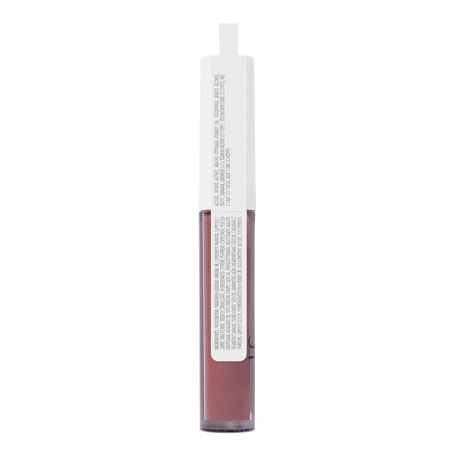 e.l.f. Lip Lacquer, Moisturizing, Shiny, Non-Sticky & Long Lasting, Provides Maximum Color & Glides On, Vegan & Cruelty-Free, Wild Rose, 0.08 Fl Oz