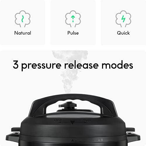 CHEF iQ Smart Pressure Cooker 10 Cooking Functions & 18 Features, Built-in Scale, 1000+ Presets & Times & Temps w/App for 600+ Foolproof Guided Recipes, Rice & Slow Electric MultiCooker, 6 Qt