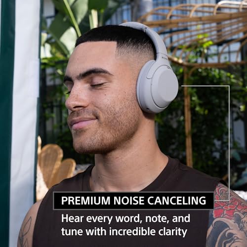 Sony WH-1000XM4 Wireless Premium Noise Canceling Overhead Headphones with Mic for Phone-Call and Alexa Voice Control, Black WH1000XM4