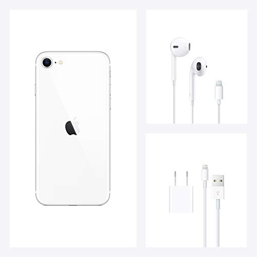 New Simple Mobile Prepaid - Apple iPhone SE (256GB) - White [Locked to Carrier - Simple Mobile]