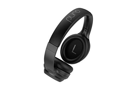 Puro Sound Labs: PuroPro Hybrid Active Noise Cancelling Volume Limiting Headphones, Wireless Over Ear Bluetooth Headphones, 32h Playtime, Hi-Res Audio, Memory Foam Ear Cups, for Travel and Home Office