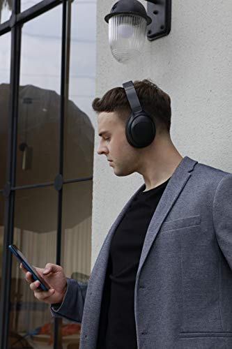 Puro Sound Labs: PuroPro Hybrid Active Noise Cancelling Volume Limiting Headphones, Wireless Over Ear Bluetooth Headphones, 32h Playtime, Hi-Res Audio, Memory Foam Ear Cups, for Travel and Home Office