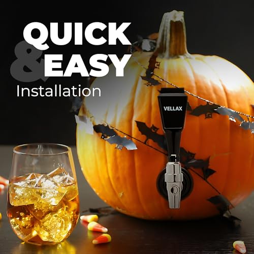 Watermelon Tap Beverage Dispenser Kit - Fruit Keg Tapping Kit & Coring Tool - Juice DIY Spigot, Beer Faucet, Great Spout to Turn Halloween Pumpkins into Ice Tea & Alcohol Drink Party Cocktails