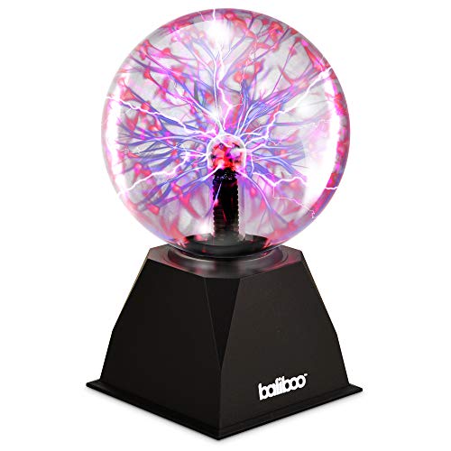 BALIBOO Plasma Ball Light, 6 Inches, Touch and Sound Activated Lightning Globe, Magical, Interactive, Mood Setting, Fun and Science Lamp, Prop for Parties, Gift for Kids and Adults