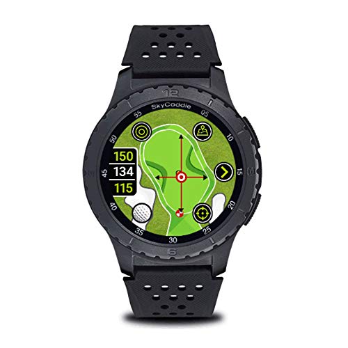 SkyCaddie LX5 Golf GPS Watch - Touchscreen Golf Range Finder & Shot Tracker Smartwatch w/ 35K Courses, IntelliGreen, Holevue, & Digital Scorecard - Bundle with PlayBetter Portable Charger