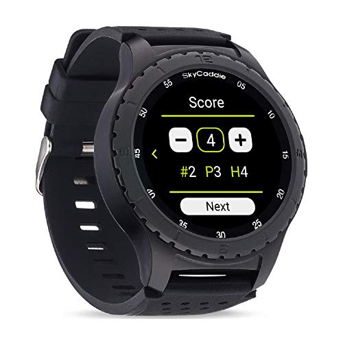 SkyCaddie LX5 Golf GPS Watch - Touchscreen Golf Range Finder & Shot Tracker Smartwatch w/ 35K Courses, IntelliGreen, Holevue, & Digital Scorecard - Bundle with PlayBetter Portable Charger